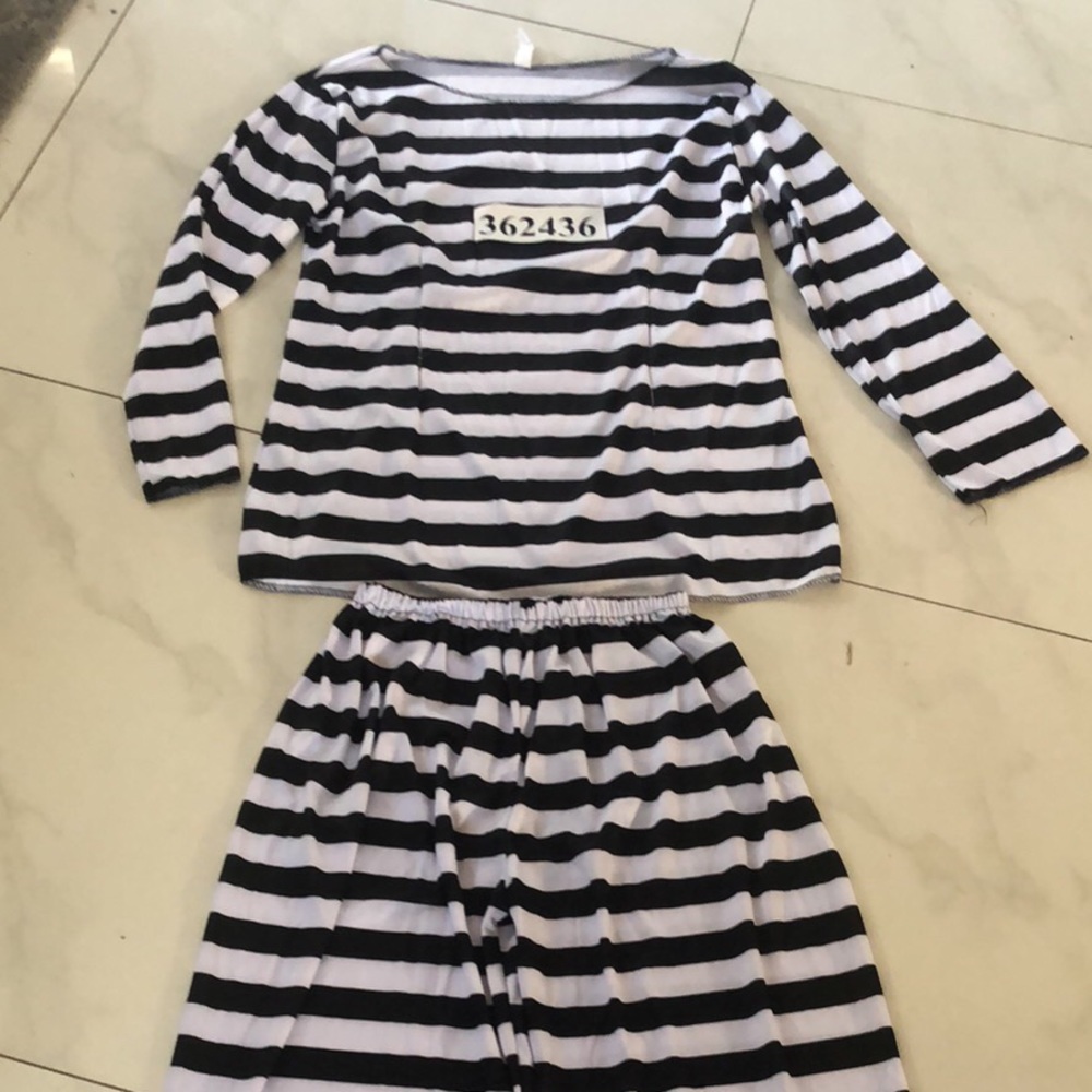 Jail halloween costume men’s medium/large